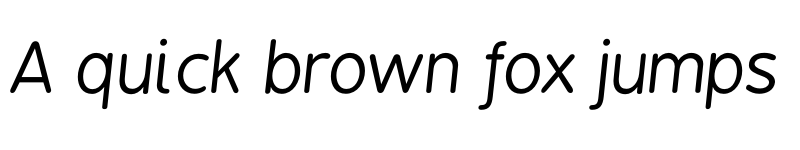 Preview of BPreplay Italic font