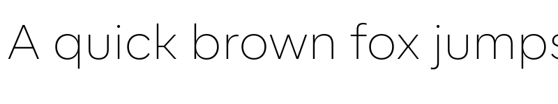 Preview of BR Firma ExtraLight font