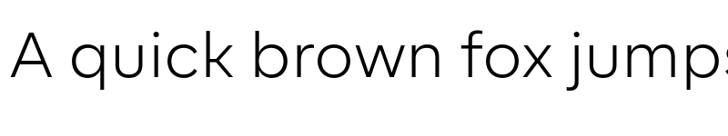 Preview of BR Firma Light font