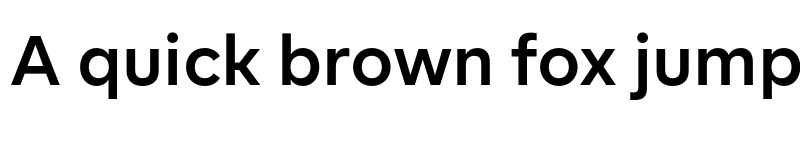 Preview of BR Firma SemiBold font