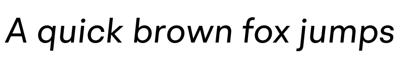 Preview of BR Hendrix Regular Italic font