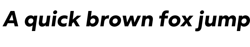 Preview of BR Nebula Bold Italic font