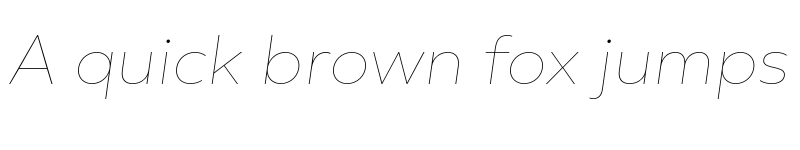 Preview of BR Nebula Hairline Italic font