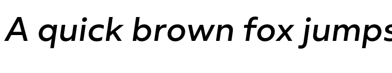 Preview of BR Nebula Medium Italic font