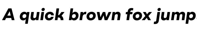 Preview of BR Omny Bold Italic font