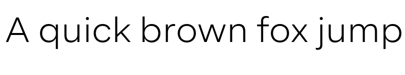 Preview of BR Segma Light font