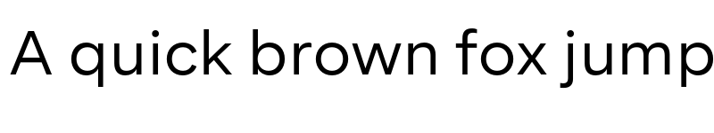 Preview of BR Segma Regular font