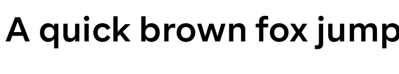 Preview of BR Segma SemiBold font