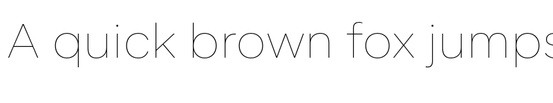 Preview of BR Segma Thin font