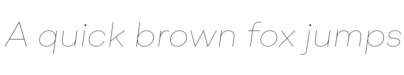 Preview of BR Shape Hairline Italic font