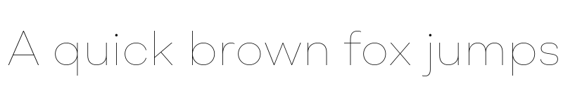 Preview of BR Shape Hairline font