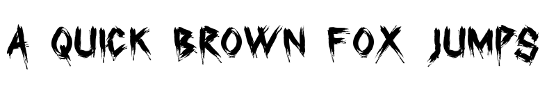 Preview of Brack Regular font