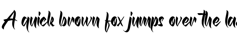 Preview of Bracknell F Demo Regular font