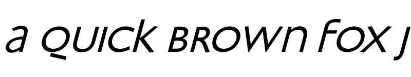 Preview of Bradbury-Oblique Regular font