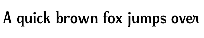 Preview of Braders Regular font