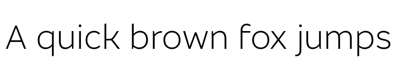 Preview of Bradesco Sans Light font