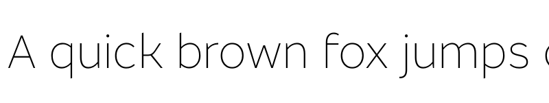 Preview of Bradesco Sans Thin Thin font