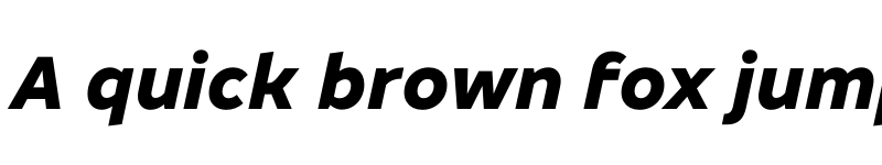 Preview of Bradesco Sans XBold Italic font