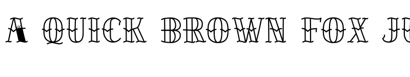 Preview of BRADWICK Regular font