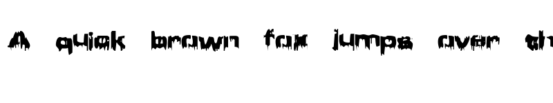 Preview of Brain Damage Insanity font