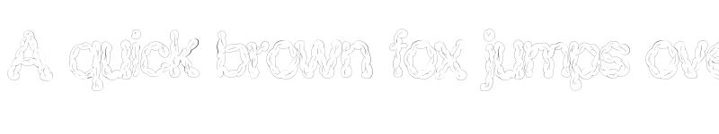 Preview of Brains Medium font