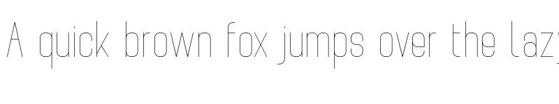 Preview of Brainy Hairline Condensed font