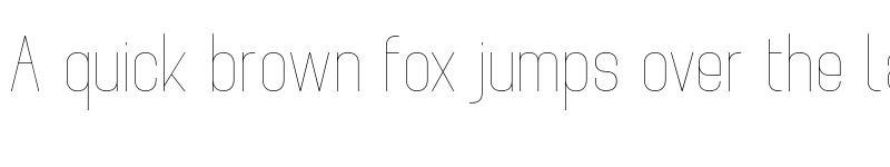 Preview of Brainy Hairline font