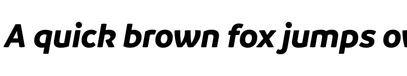 Preview of Branding Bold Italic font