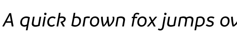 Preview of Branding Medium Italic font