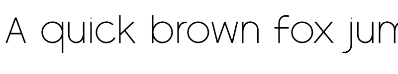 Preview of Brandink Sans Light font