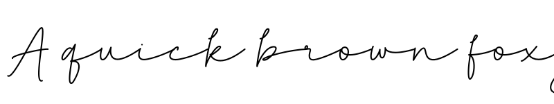 Preview of Brandise Signature Regular font
