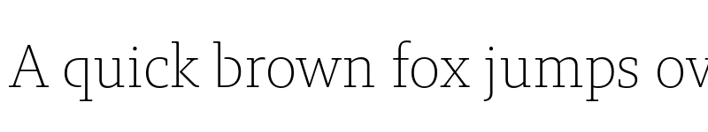 Preview of Brando ExtraLight font