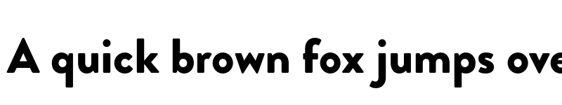 Preview of Brandon Grotesque Black font