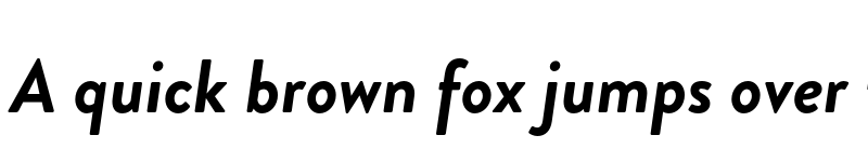 Preview of Brandon Grotesque Bold Italic font