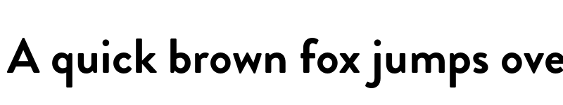 Preview of Brandon Grotesque Bold font