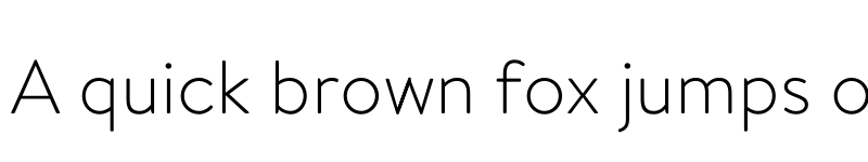 Preview of Brandon Grotesque KIDS Light font