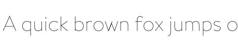 Preview of Brandon Grotesque KIDS Thin font