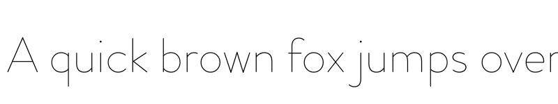 Preview of Brandon Grotesque Nathan Devi Thin font