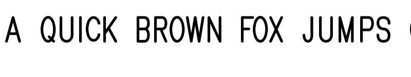 Preview of Brandy mono san typeface Regular font