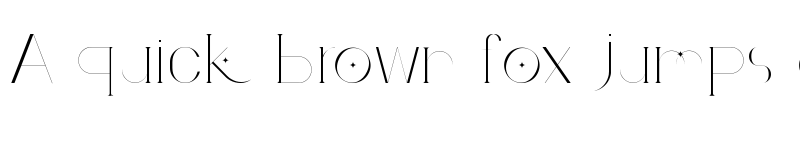 Preview of BRANIC Regular font