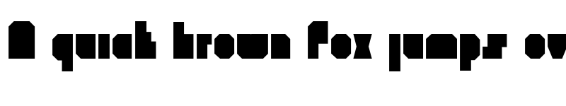 Preview of Branko Kockica Regular font