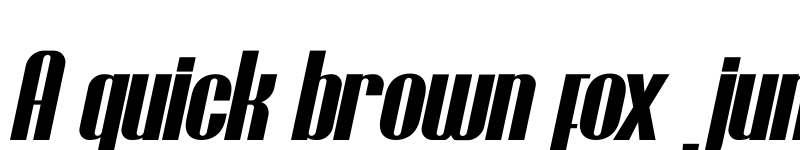 Preview of Brasham Italic font