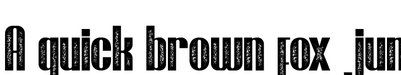 Preview of Brasham Stamp font