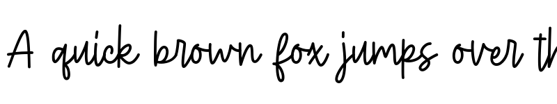 Preview of Bratterly Regular font