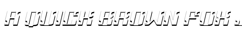 Preview of Braunschweig ExtraLight font