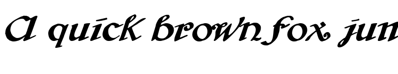 Preview of Brausepulver Regular font