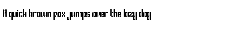 Preview of Bravado Spaced Regular font