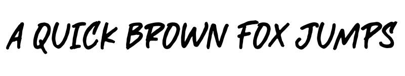 Preview of BRAVEST Regular font