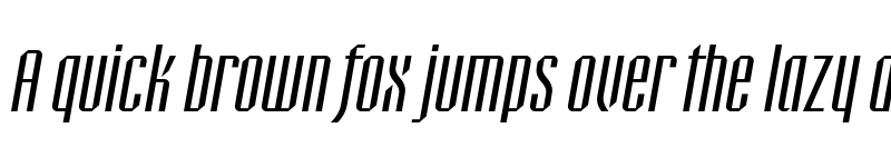 Preview of Bravo ND Condensed Italic font