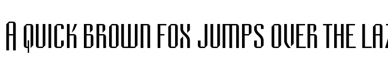 Preview of Bravo ND  DropCaps Condensed font